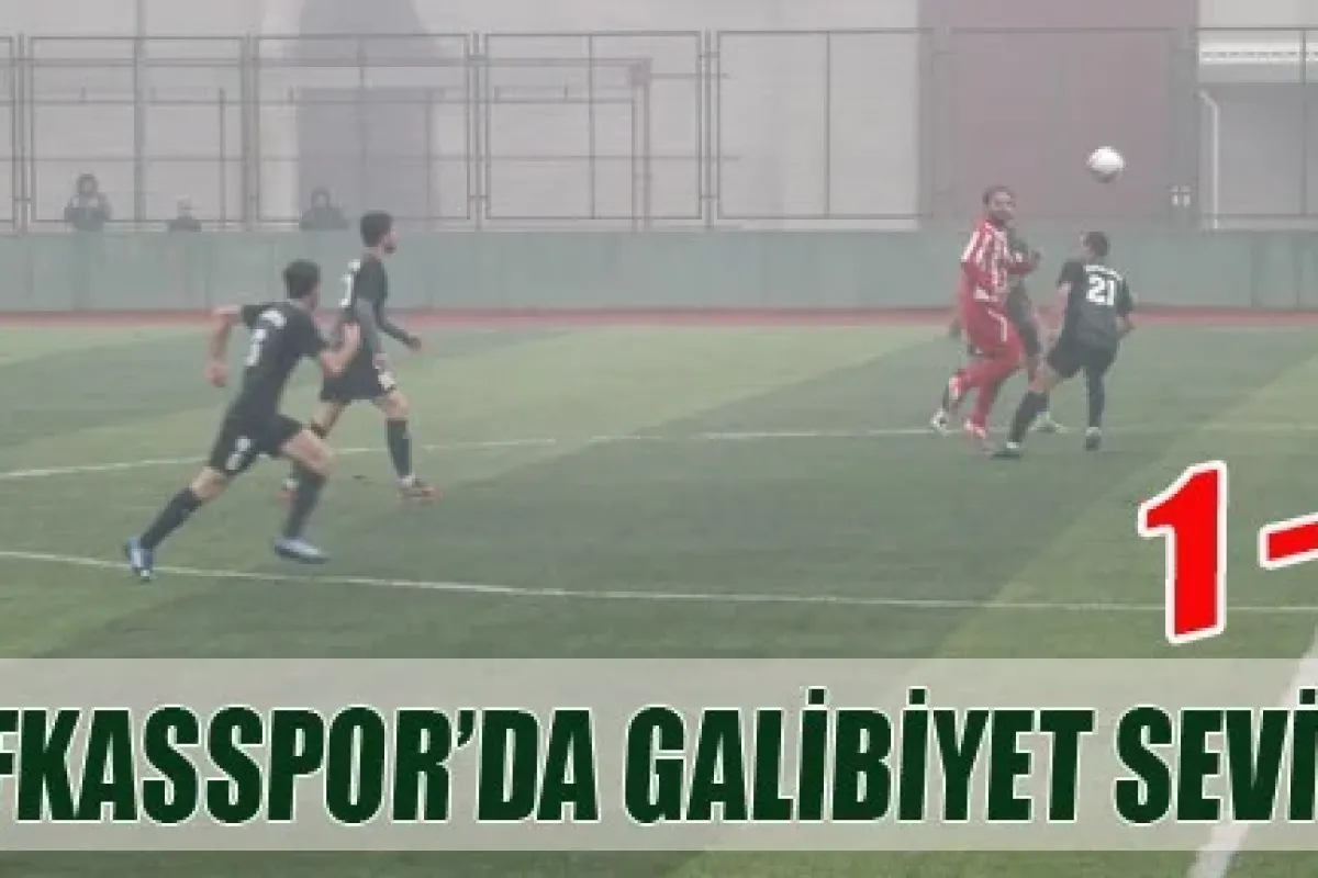 Kafkasspor'da Galibiyet Sevinci