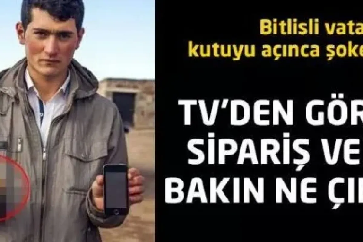 TV'den görüp sipariş verdi bakın ne çıktı!