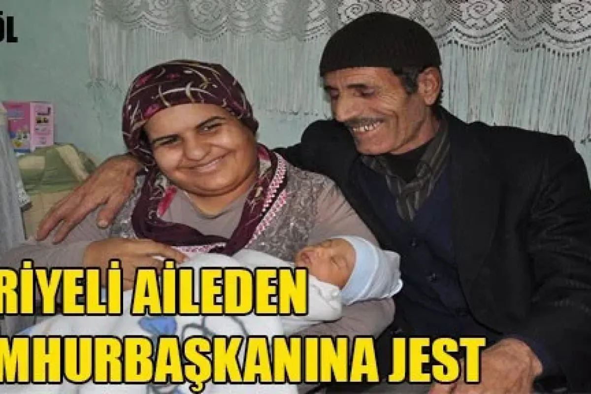 Suriyeli Aileden Cumhurbaşkanına jest