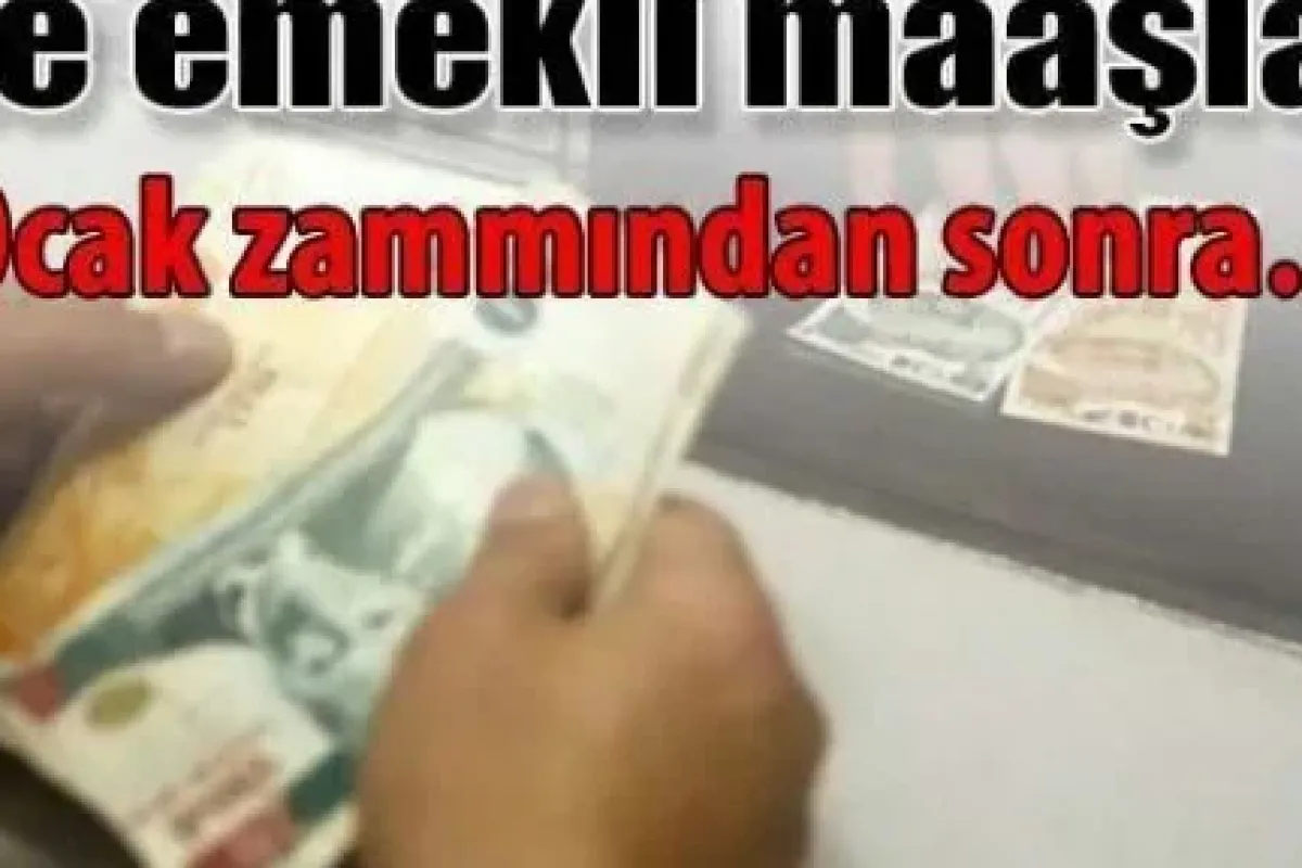 İşte emekli maaşları