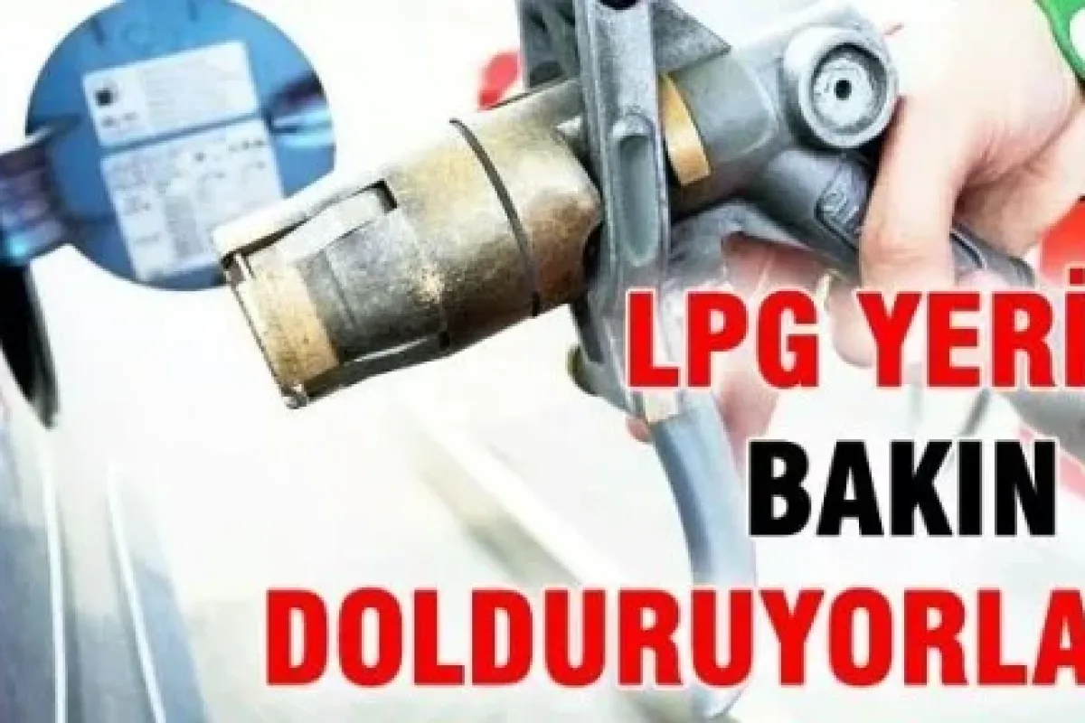 LPG yerine deodorant gazı