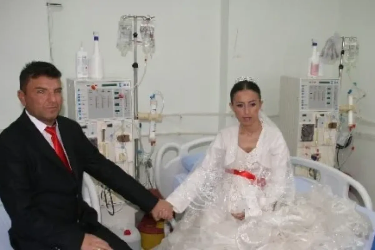 Diyaliz Yatağından Nikah Masasına