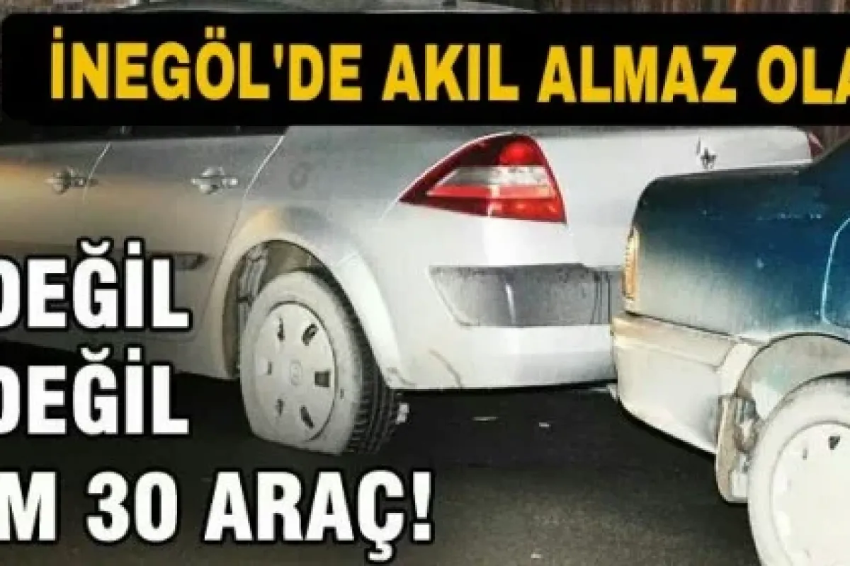 İnegöl'de akıl almaz olay!