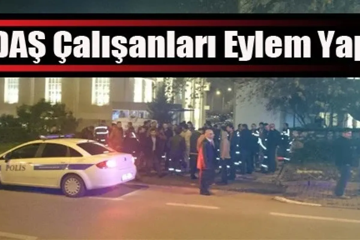 UEDAŞ Çalışanları Eylem Yaptı