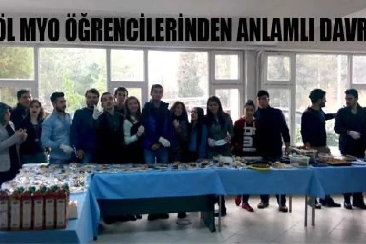 İnegöl MYO Öğrencilerinden Anlamlı Davranış