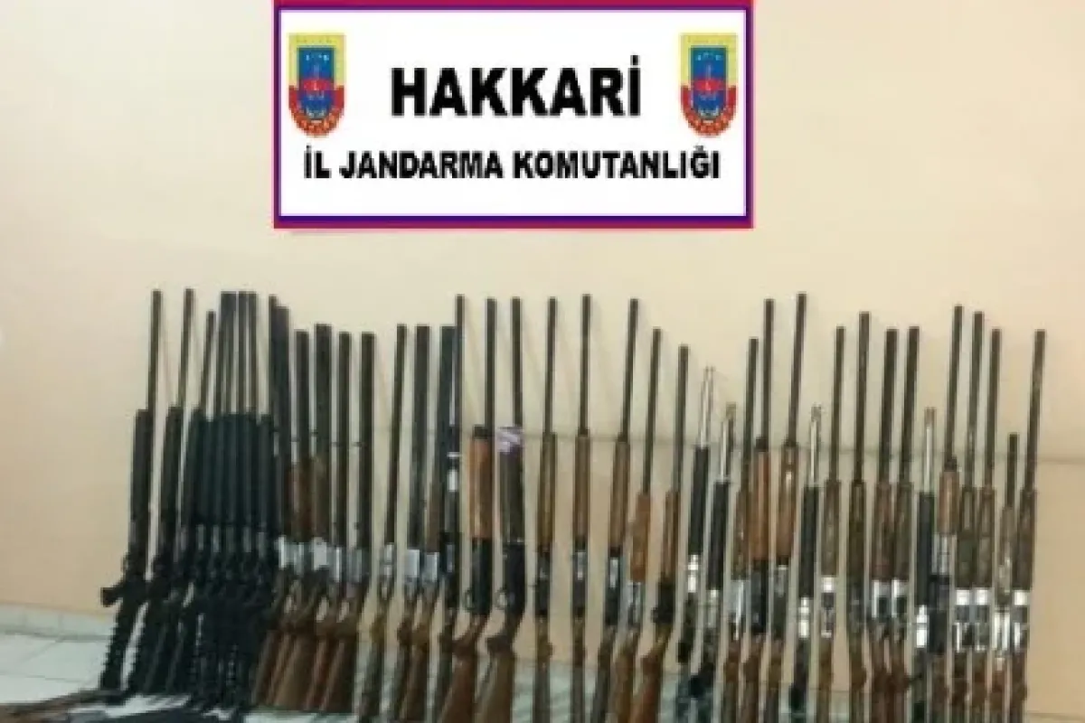 Hakkari’de Silah Operasyonu