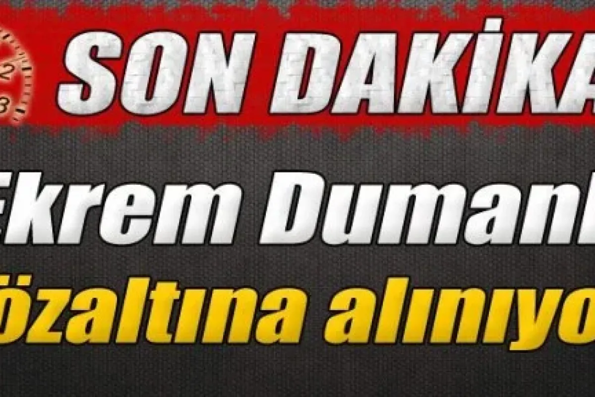 Ekrem Dumanlı gözaltına alındı!