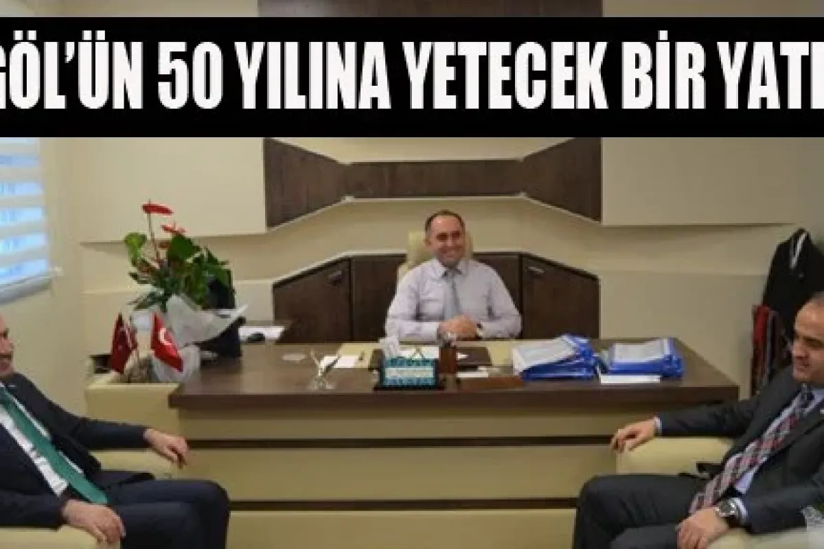 İNEGÖL’ÜN 50 YILINA YETECEK BİR YATIRIM