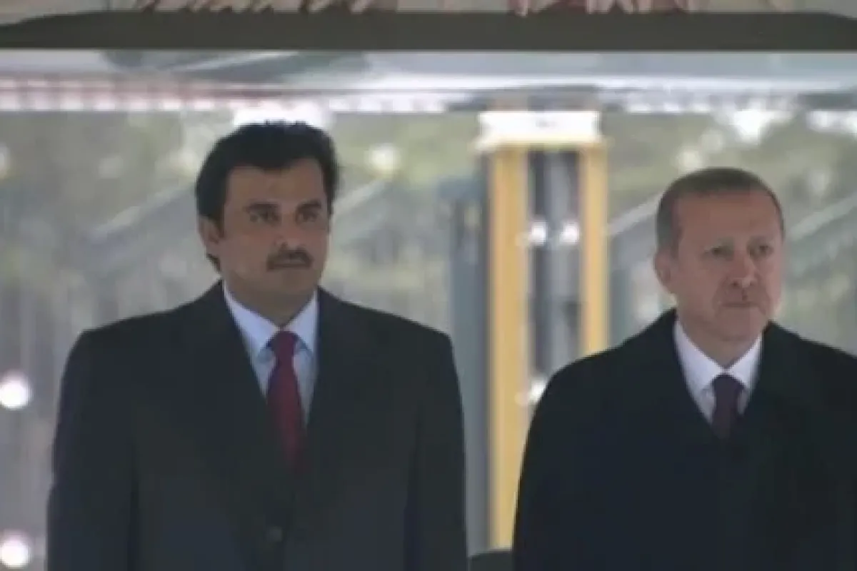 Katar Emirini Cumhurbaşkanı Erdoğan Karşıladı