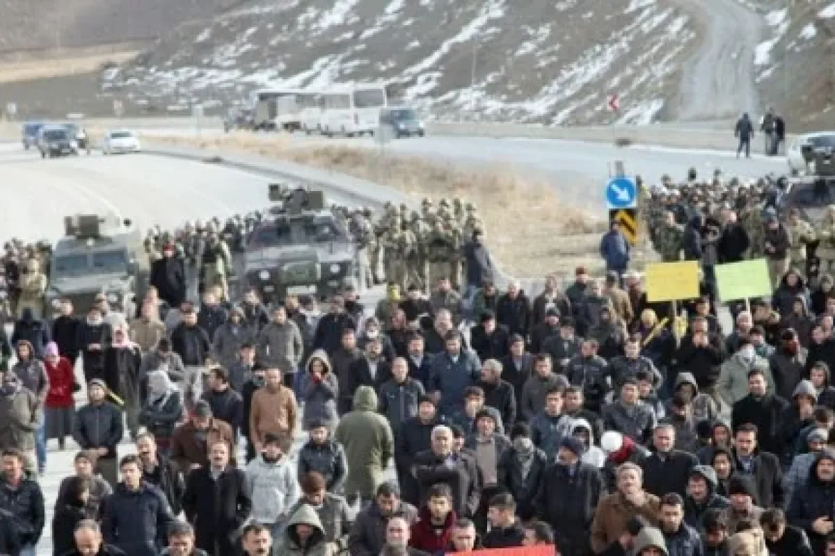 İran Sınırında Protesto