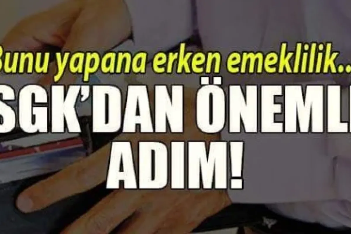Evlat edinene erken emeklilik