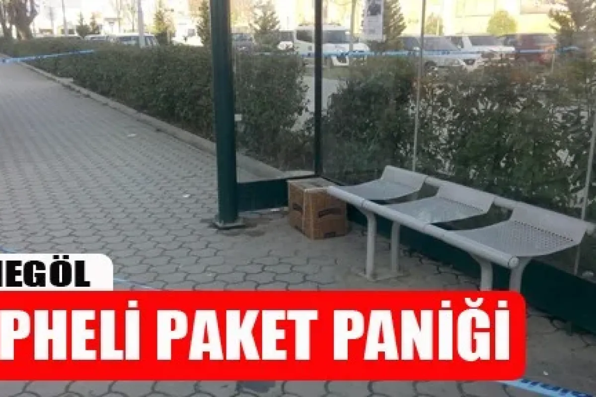 İnegöl'de şüpheli paket alarmı
