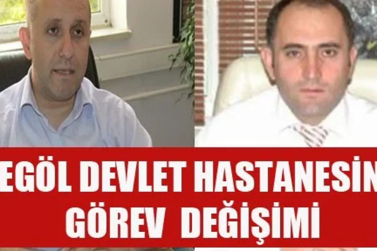İnegöl Devlet Hastanesinde Görev Değişimi
