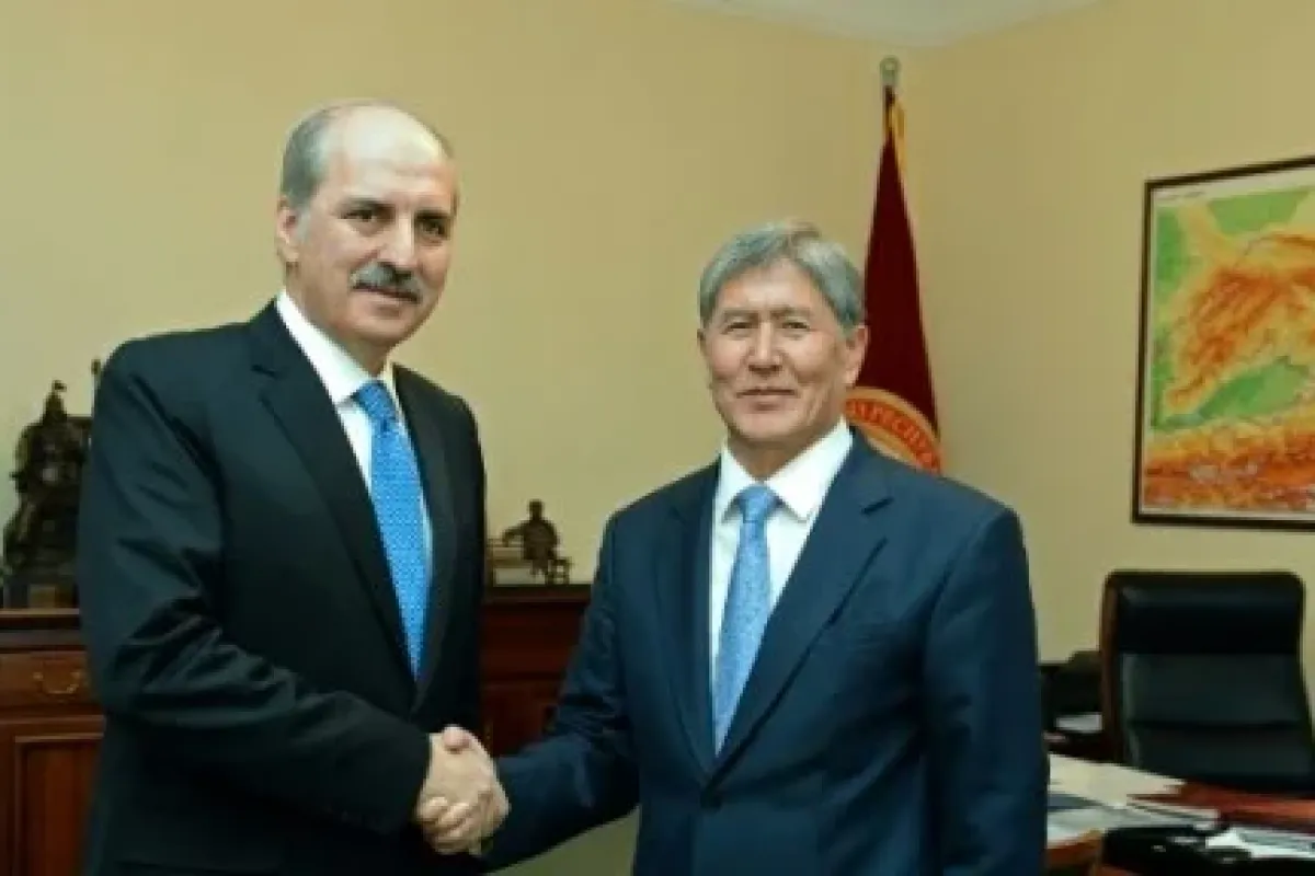 Kırgız Cumhurbaşkanıyla Görüştü