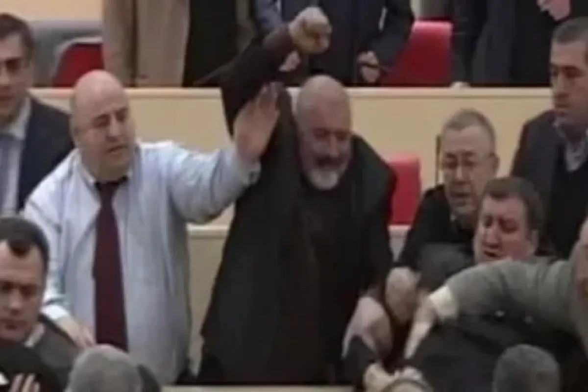 Mecliste Tekme Tokat Kavga