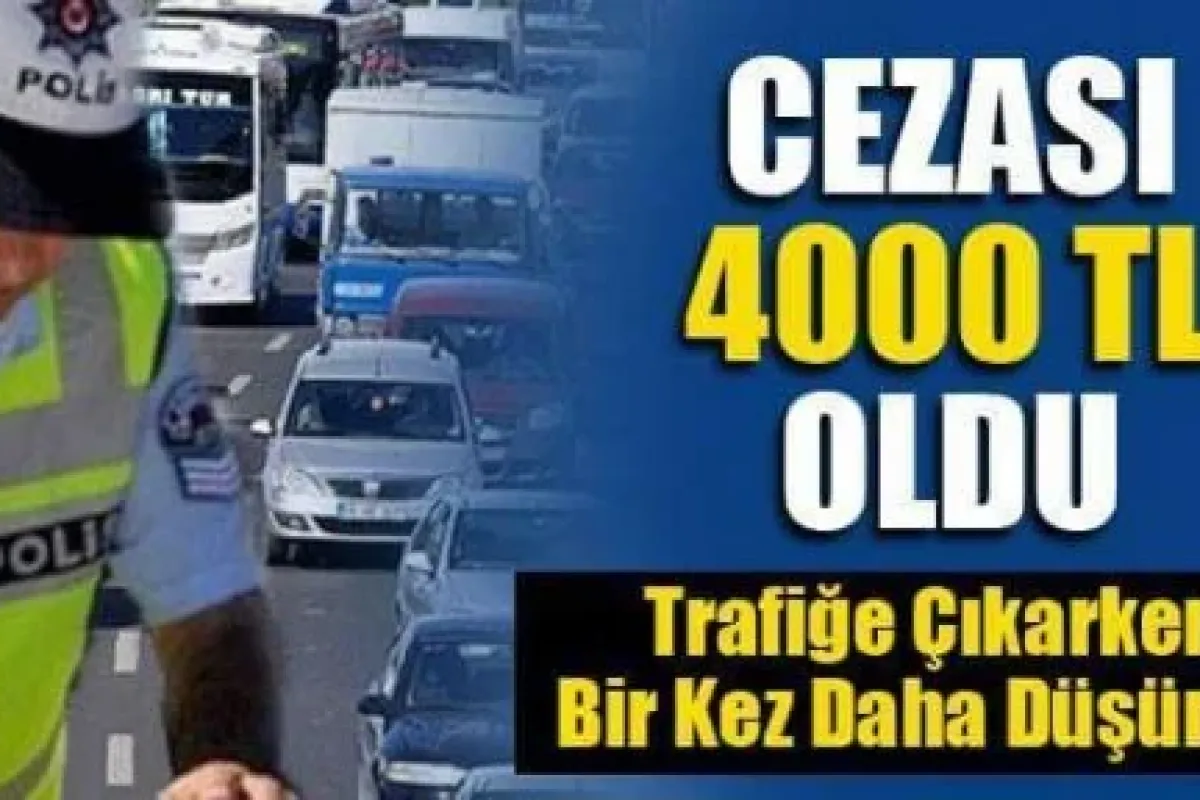 Trafiğe çıkmadan önce birkez daha düşünün!