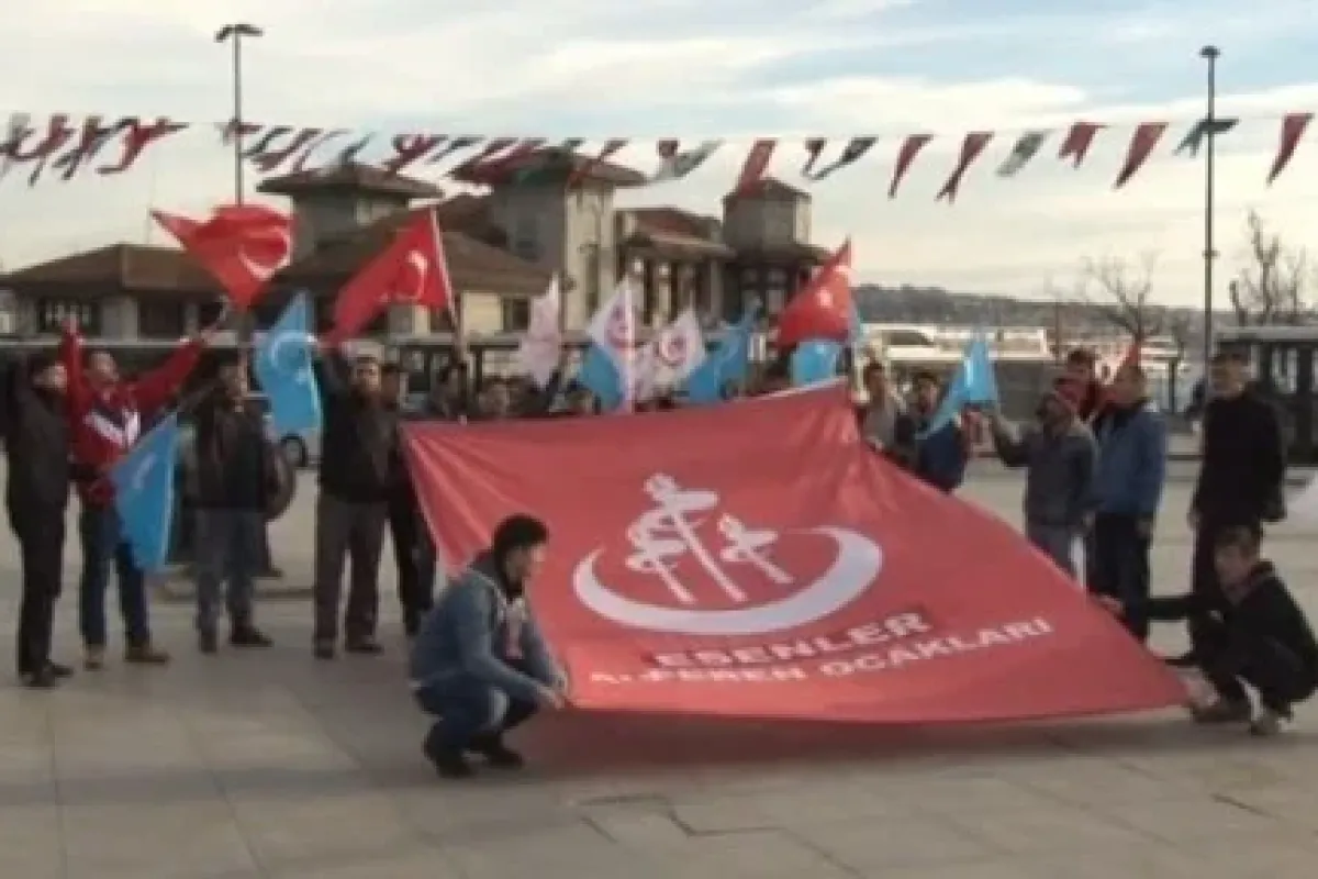 Alperen Ocakları’ndan Uygur Türkleri Eylemi