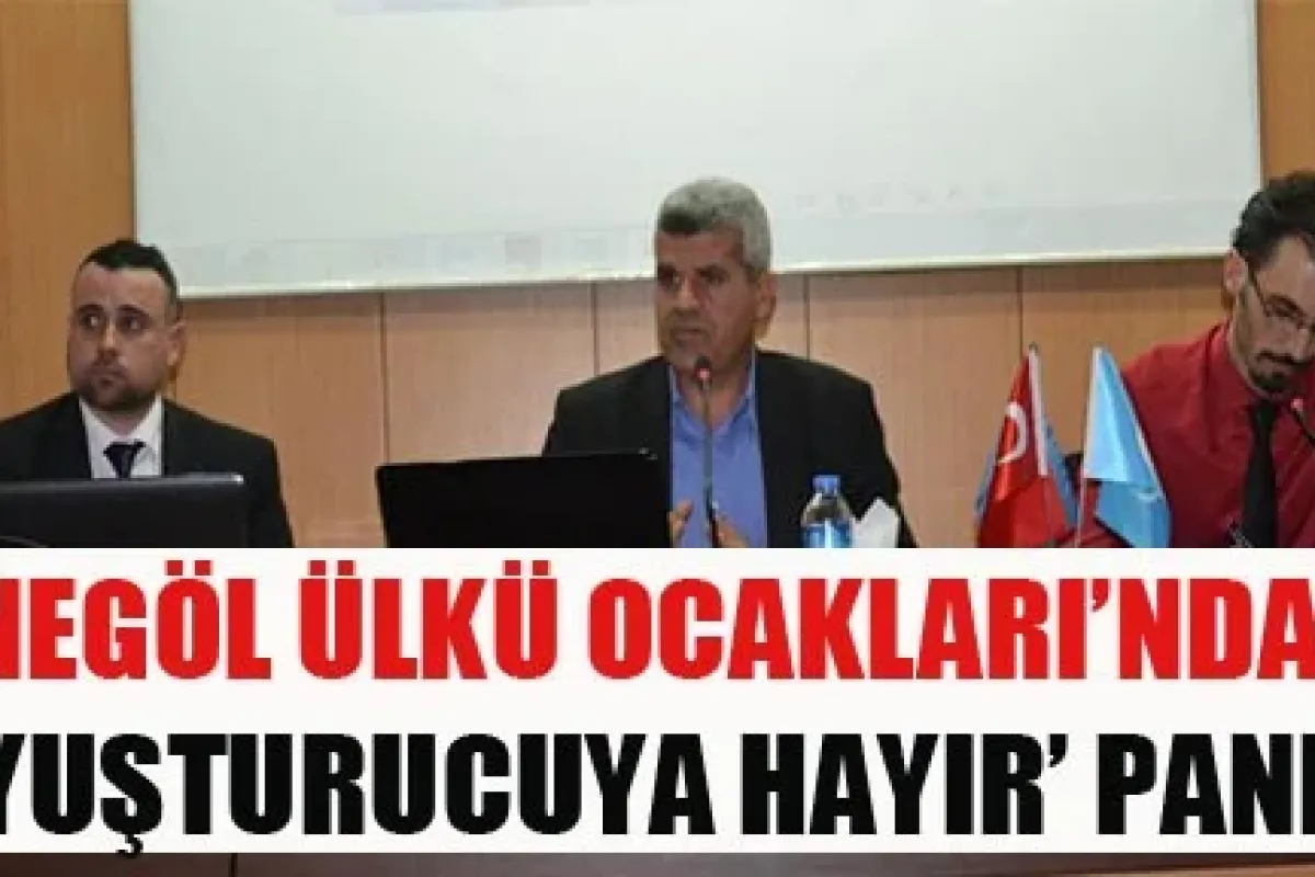İnegöl Ülkü Ocakları'ndan Uyuşturucuya Hayır Paneli