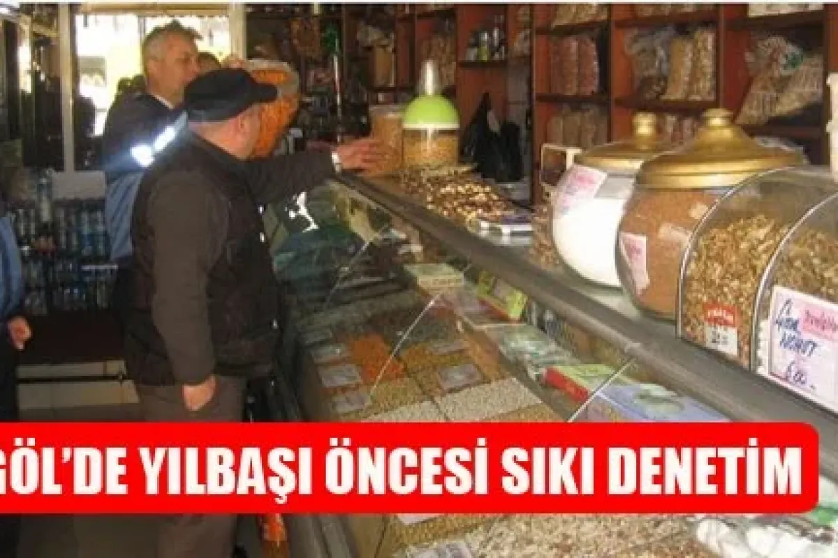 İnegöl'de yılbaşı öncesi sıkı denetim