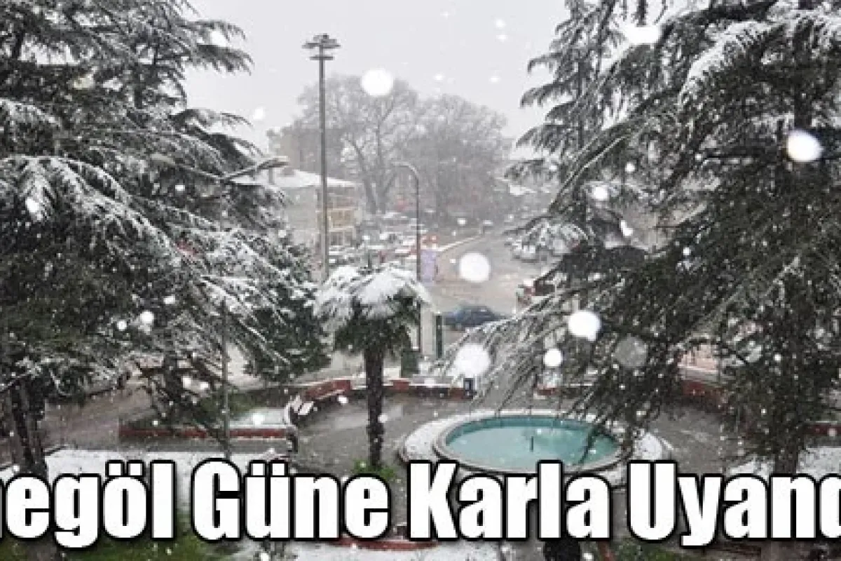 İnegöl Güne Karla Uyandı!