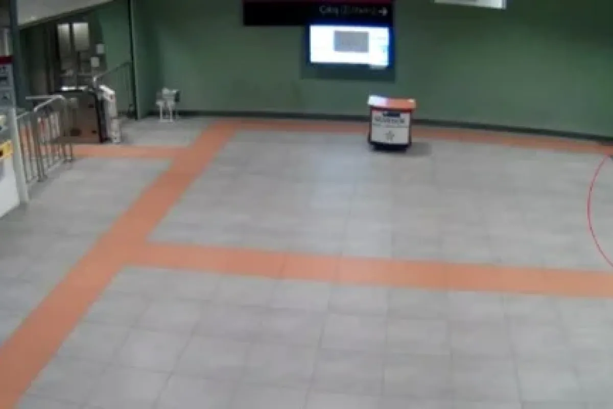 Metroya Dadanan "örümcek Adam" Kamerada