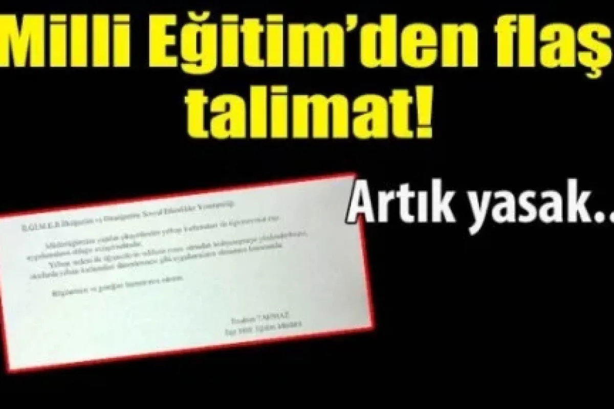 Okulda yılbaşı kutlamalarına yasak!