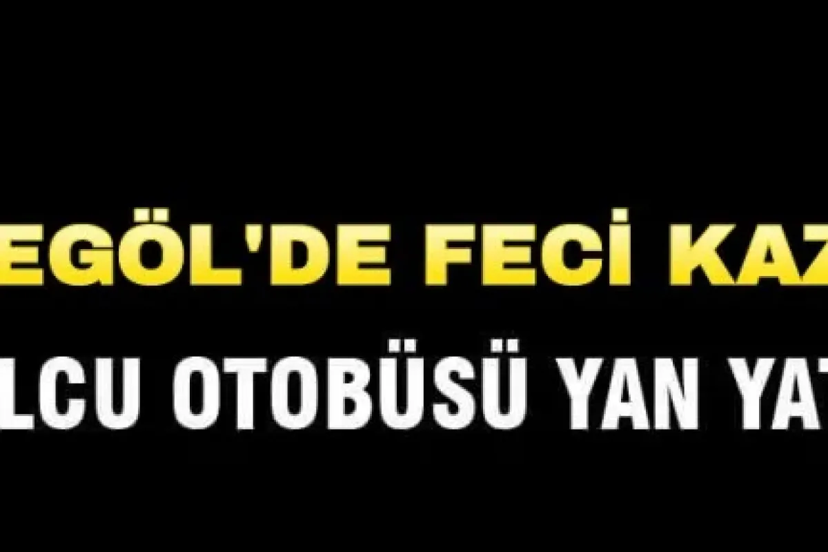 İnegöl'de feci kaza yaralılar var!