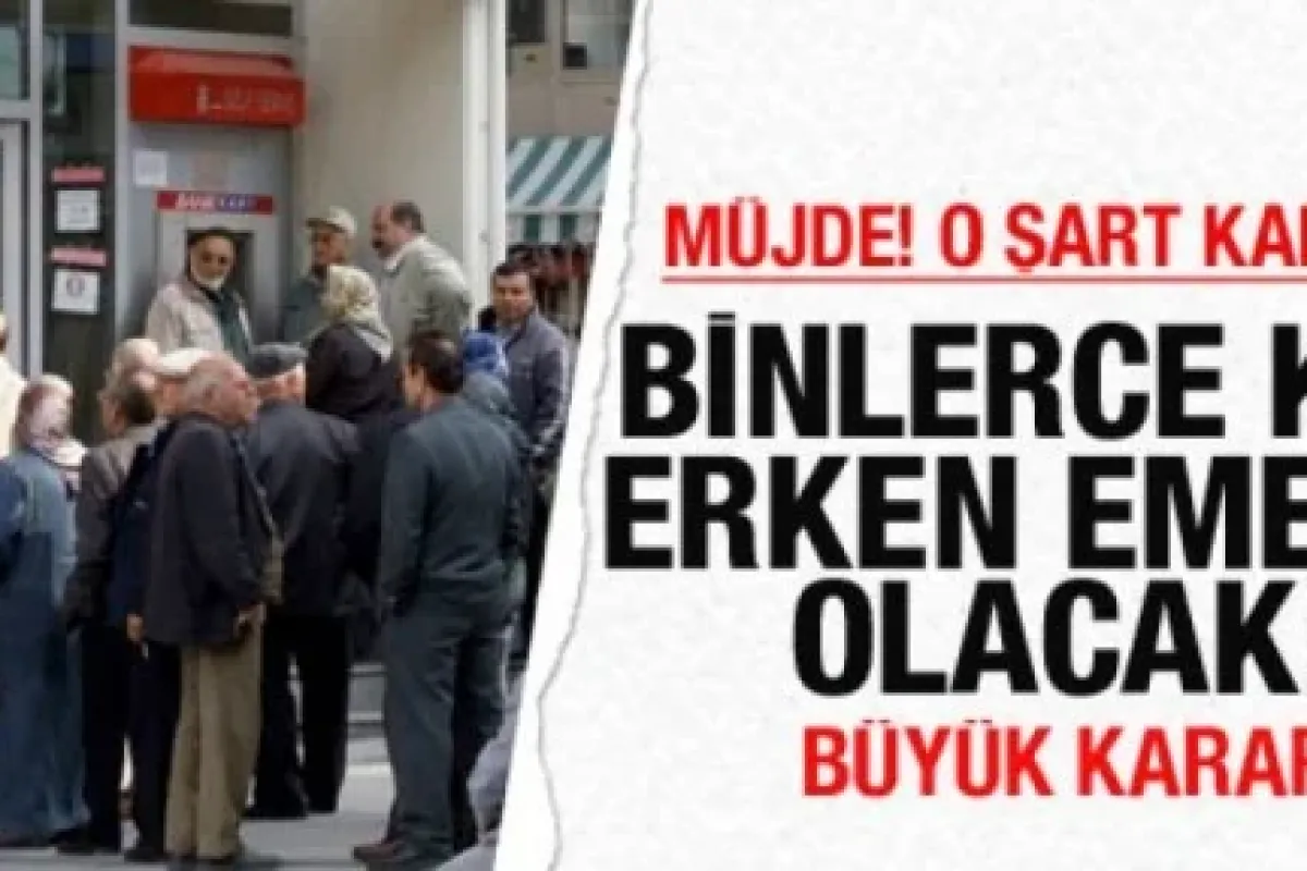 50 Yaşında emeklilik artık mümkün