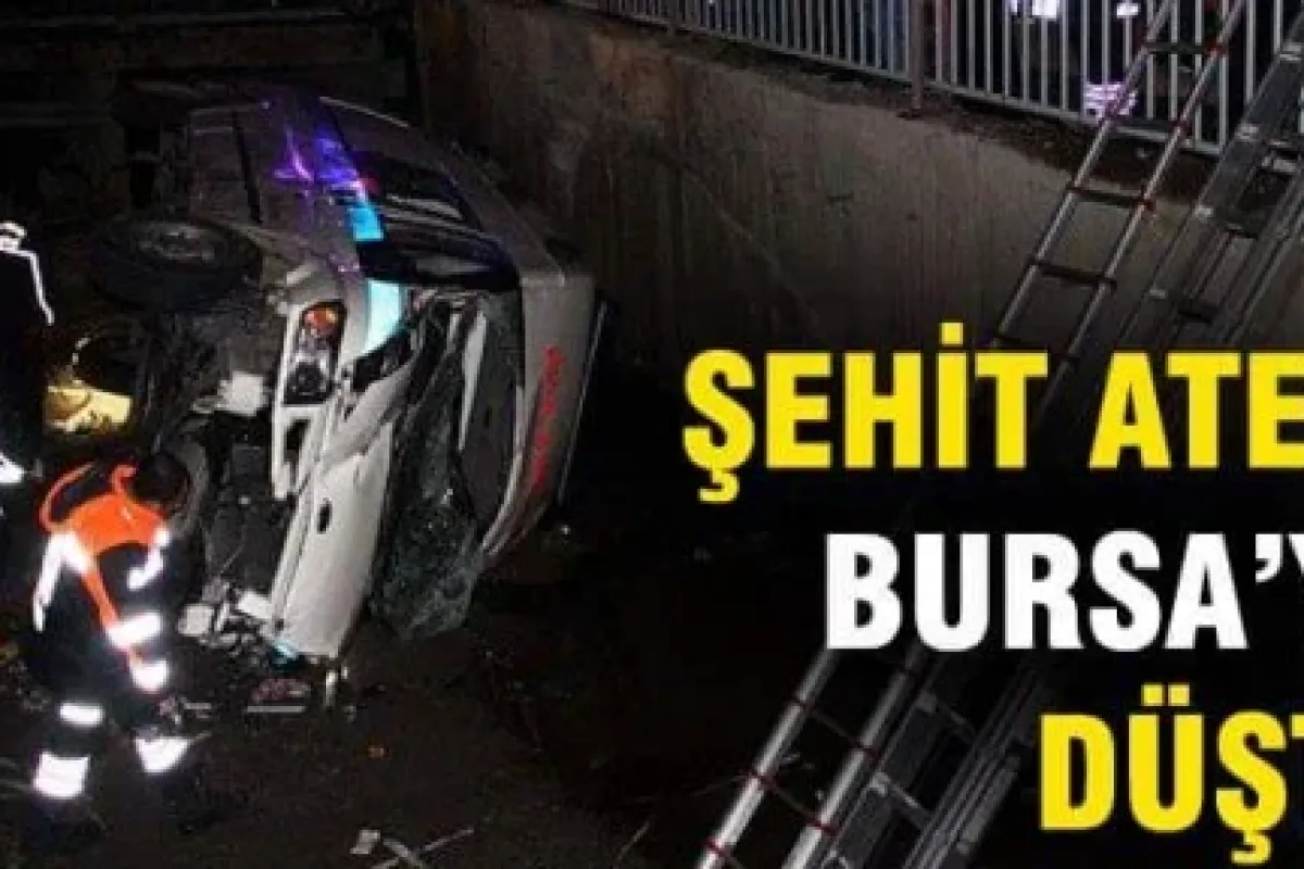Şehit ateşi Bursa'ya düştü