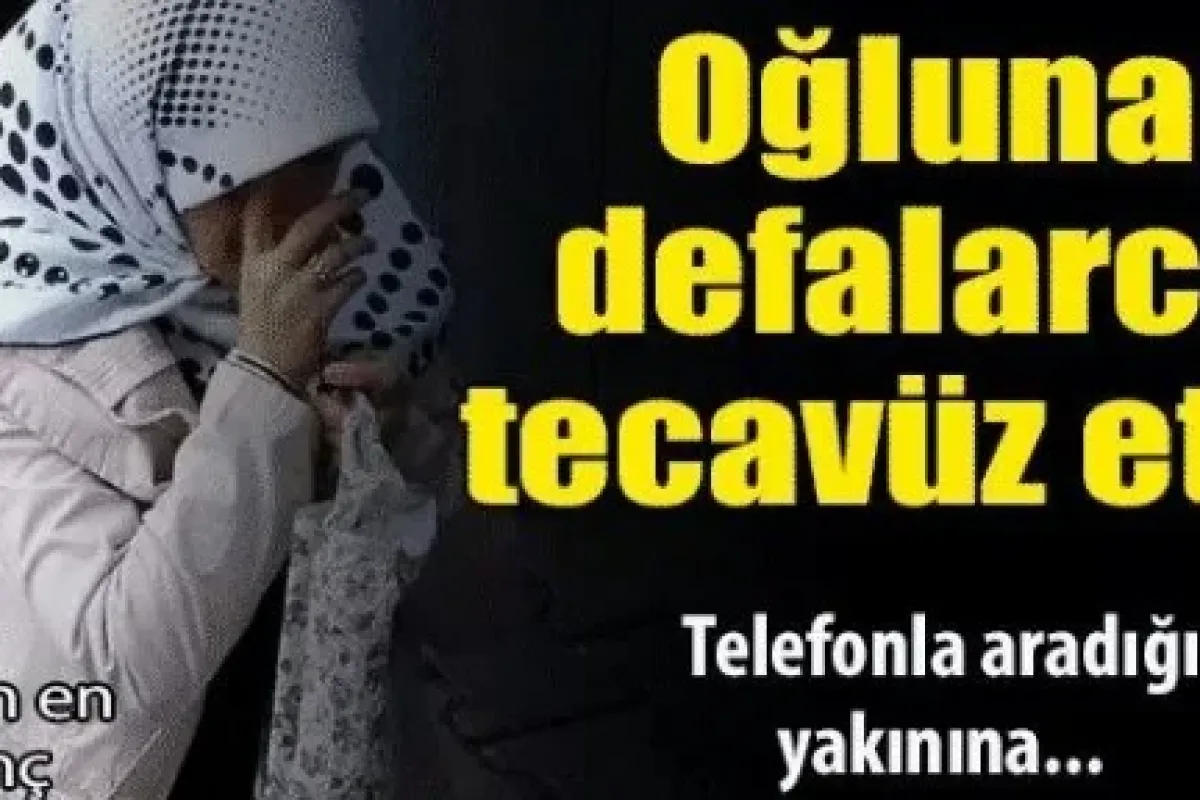 Günün en iğrenç haberi! Oğluna tecavüz etti!