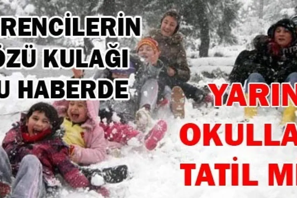 İnegöl'de Perşembe günü okullar tatil mi?