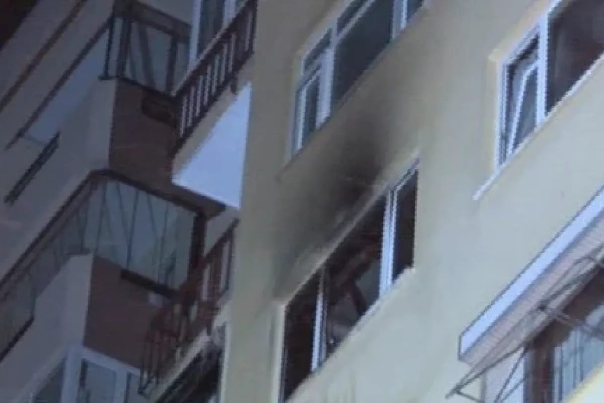 İstanbul’da 7. Katta Yangın Paniği