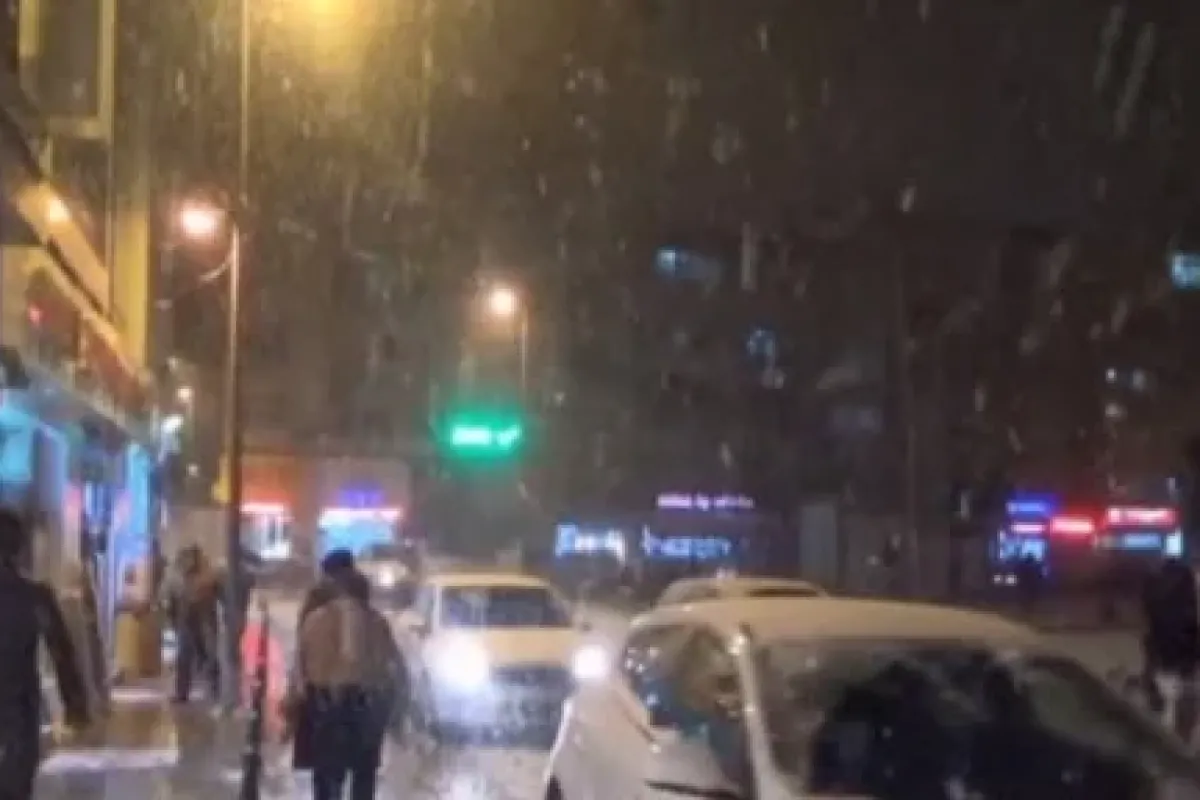 Kar Yağışı Beraberinde Kazaları Getirdi