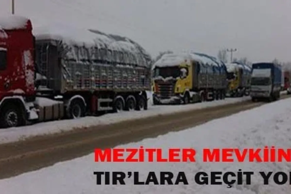 Uzun TIR kuyrukları oluştu