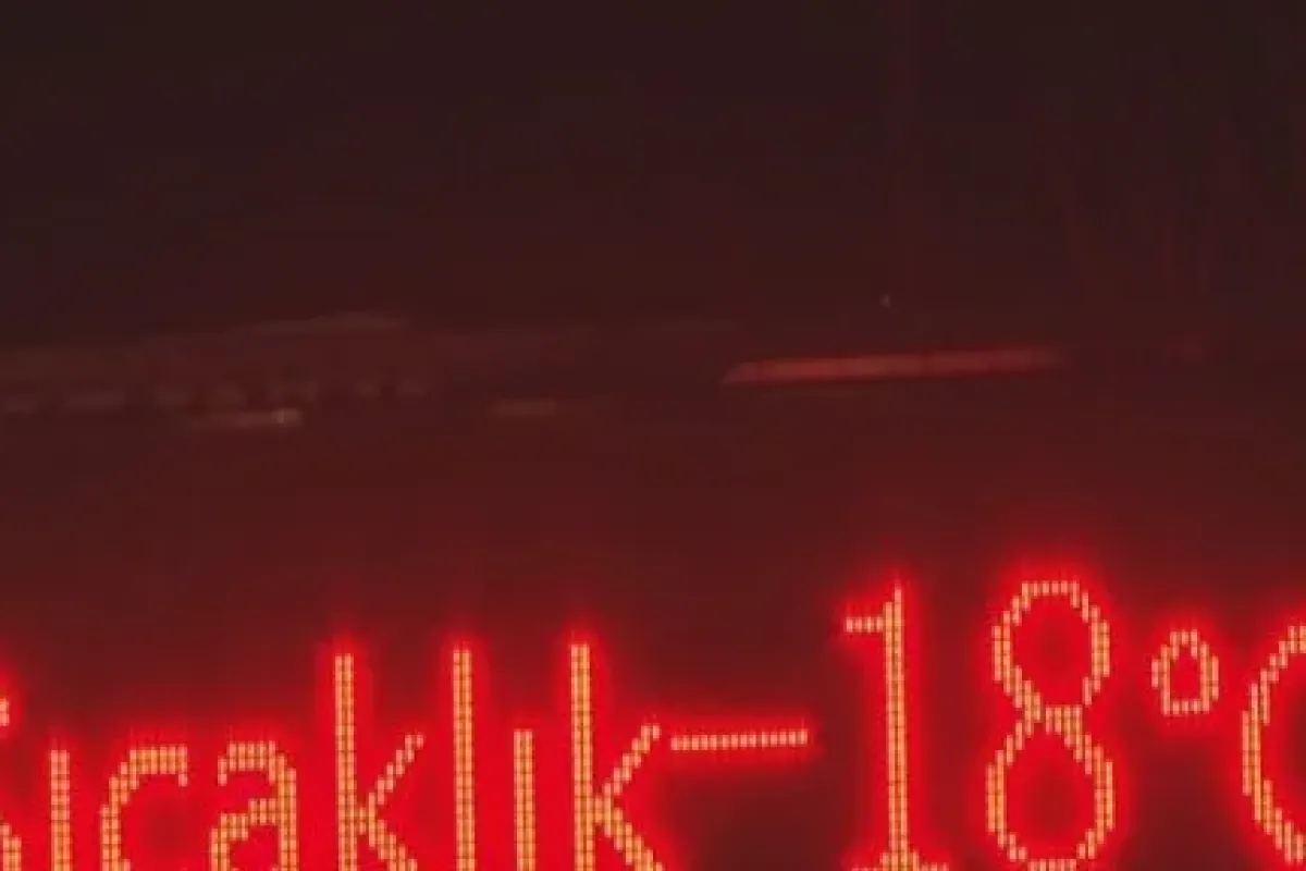 Başkent Buz Tuttu