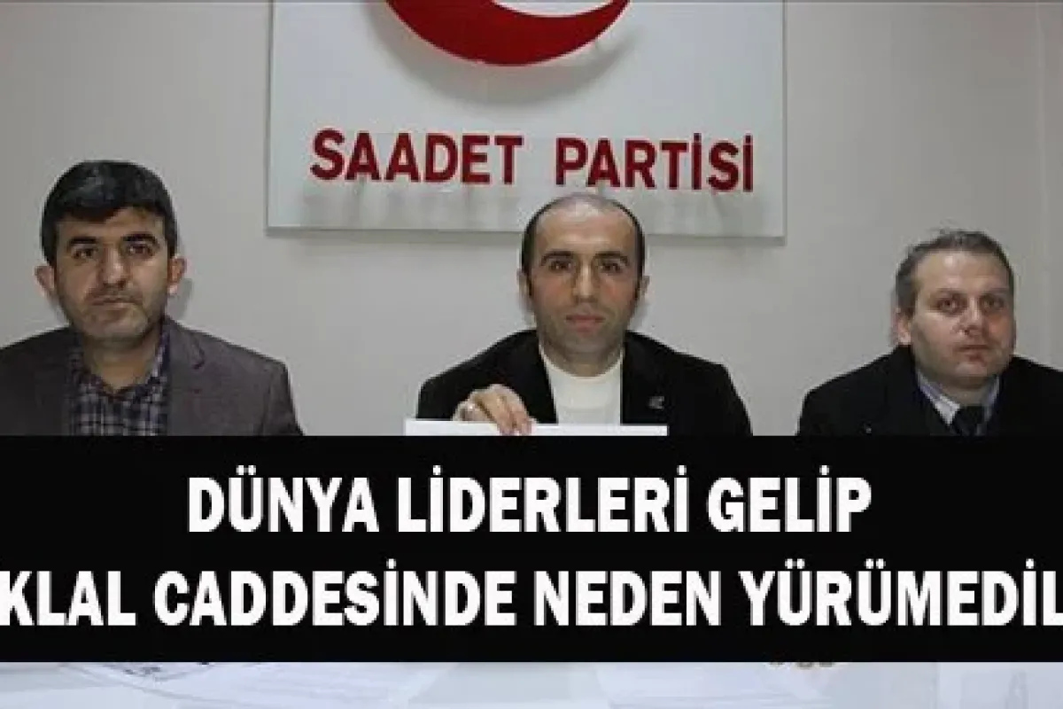 Dünya Liderleri Gelip İstiklal Caddesinde Neden Yürümediler?