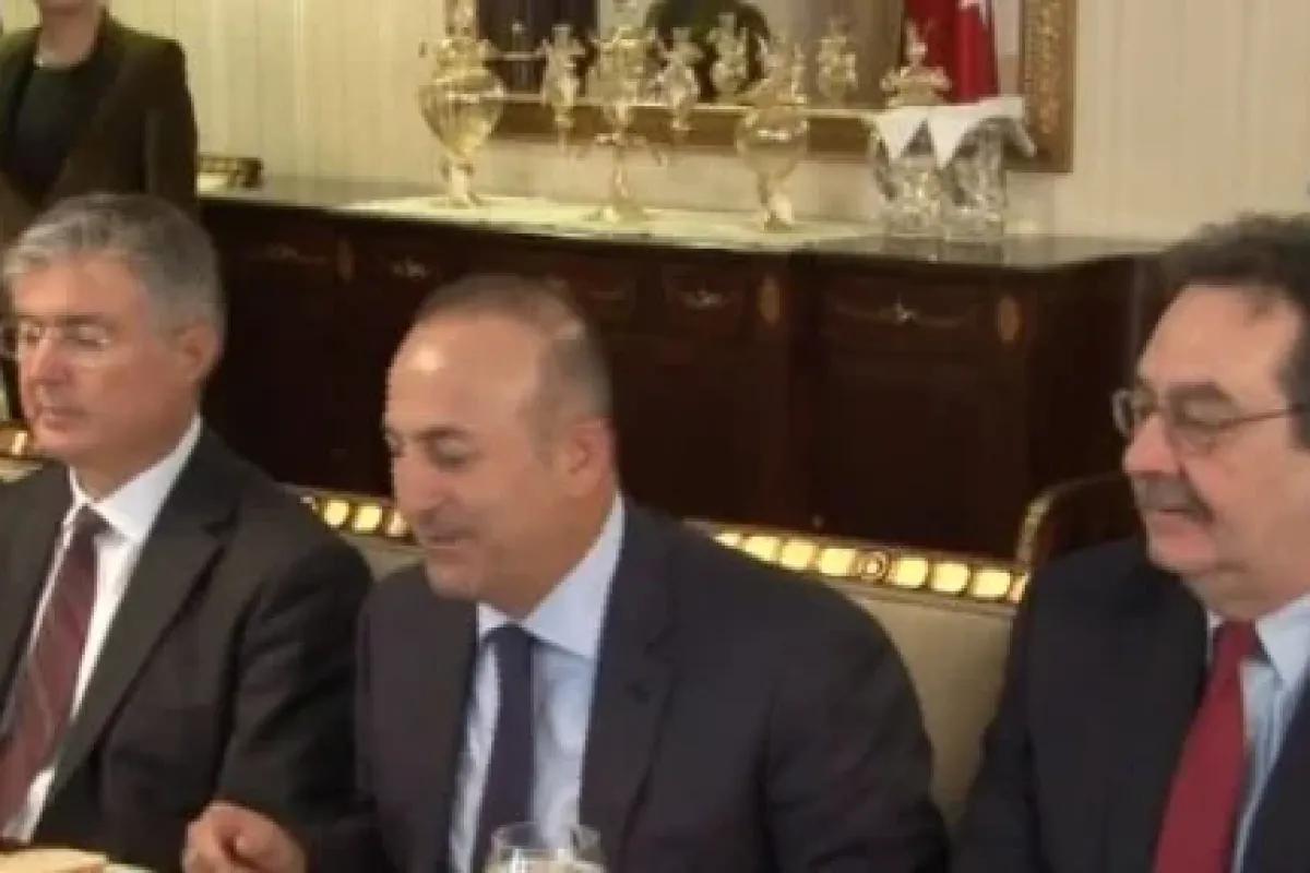 Çavuşoğlu Ile Eroğlu Yemekte Buluştu