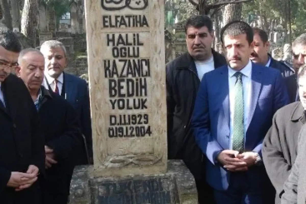 Kazancı Bedih Mezarı Başında Anıldı