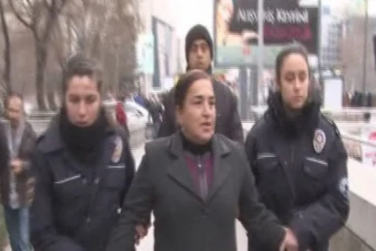 Molotofla Saldıran Kadın Gözaltında