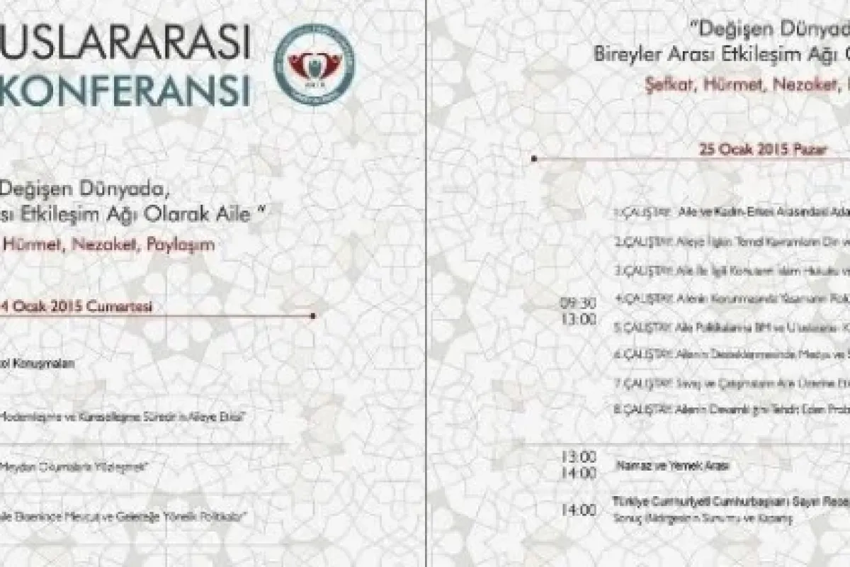 İslam Dünyasının En Büyük Aile Konferansı İstanbul’da