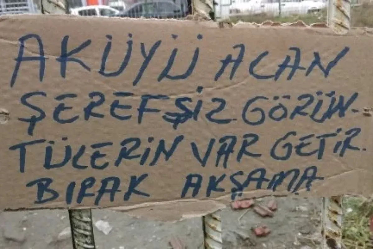 Hırsıza Ilginç Not