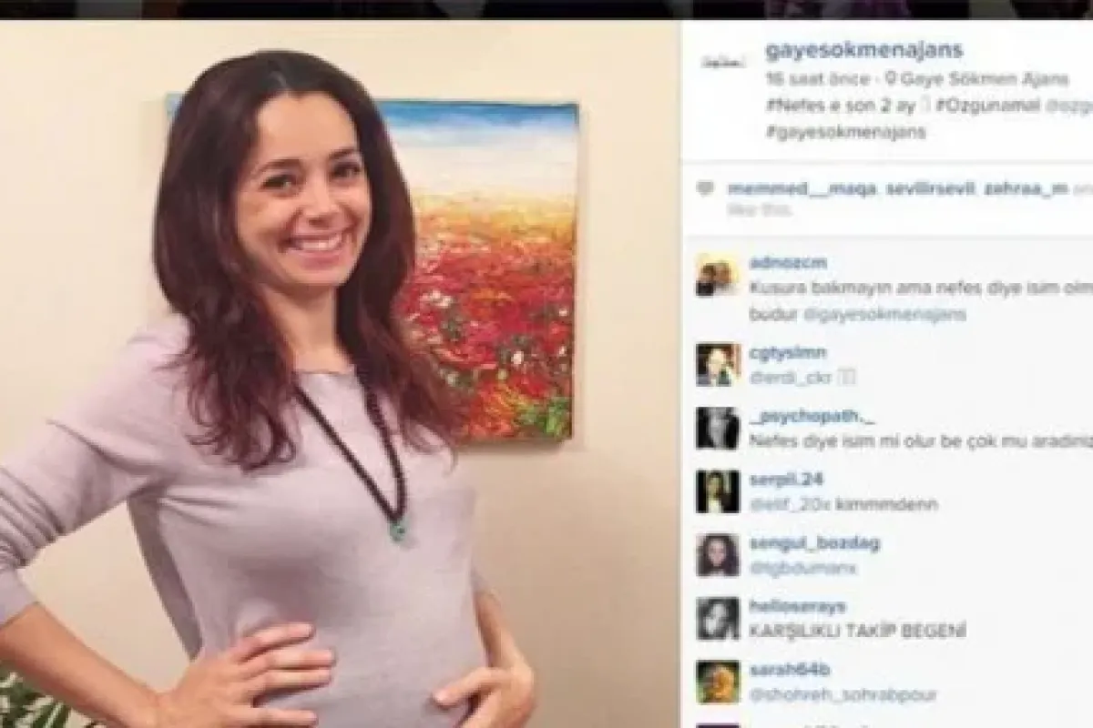 Özgü Namal’dan Hamilelik Pozu