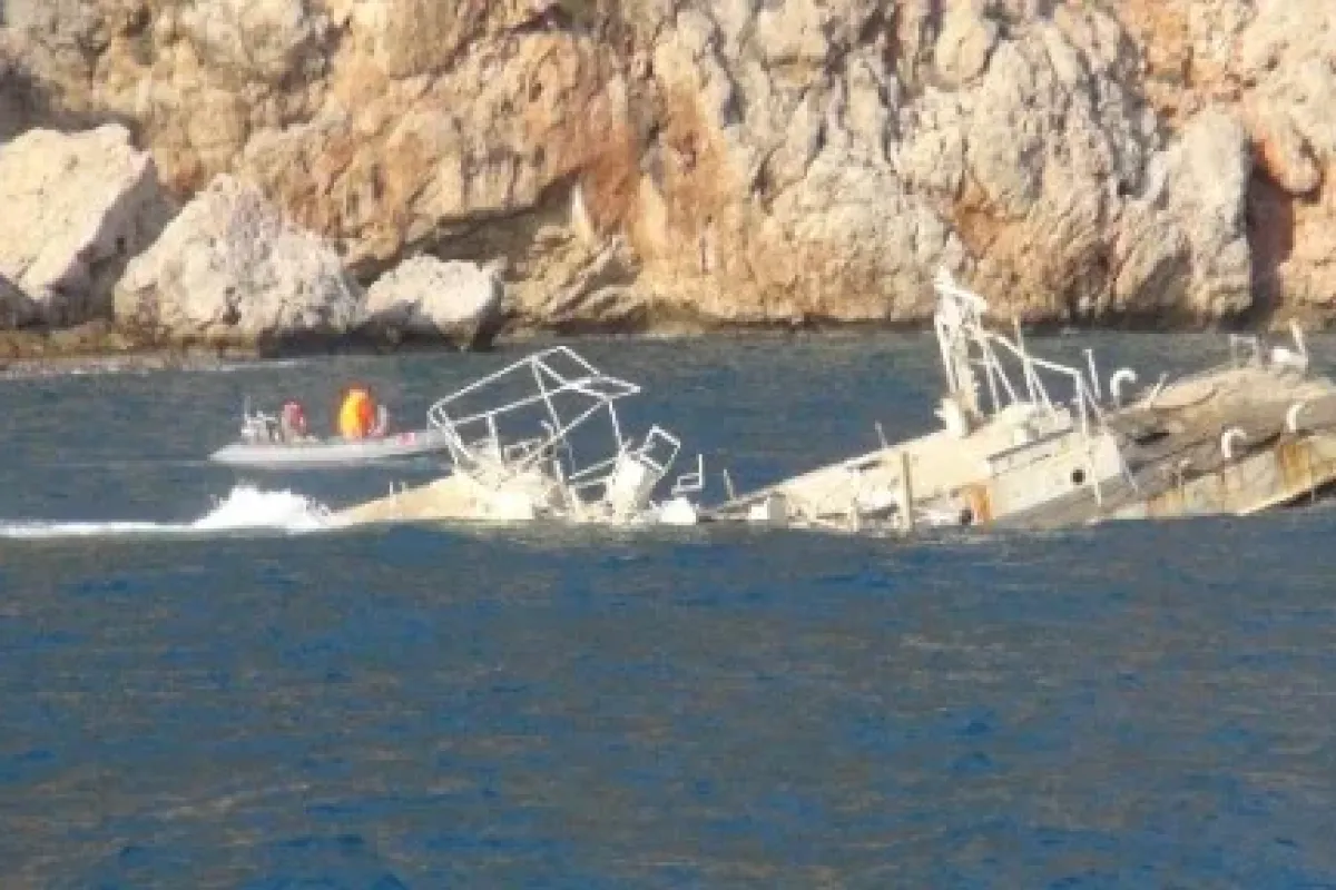 65 Yıllık Savaş Gemisi Dalış Turizmine Kazandırıldı