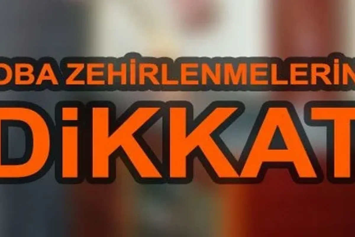 Soba zehirlenmesine dikkat!