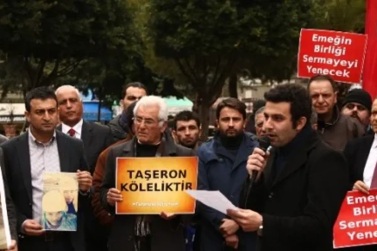 Adana’da "işçi" protestosu