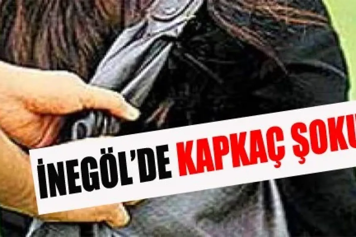 İnegöl'de kapkaç şoku!