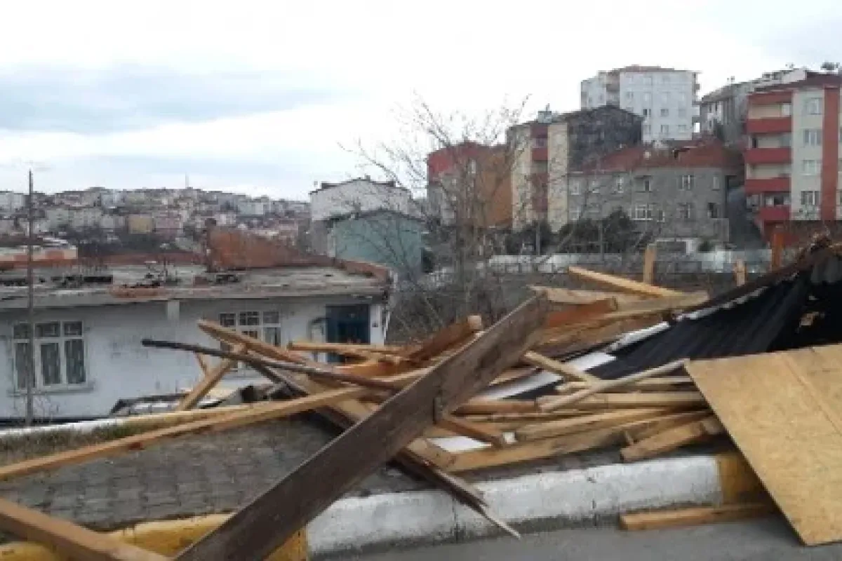 İstanbul’u fırtına vurdu