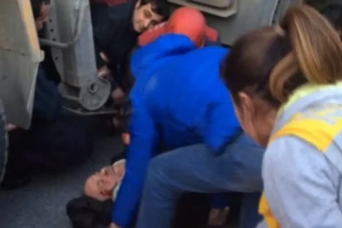 Kamyon altında can pazarı