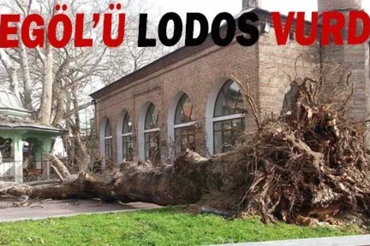 İnegöl'ü Lodos Vurdu