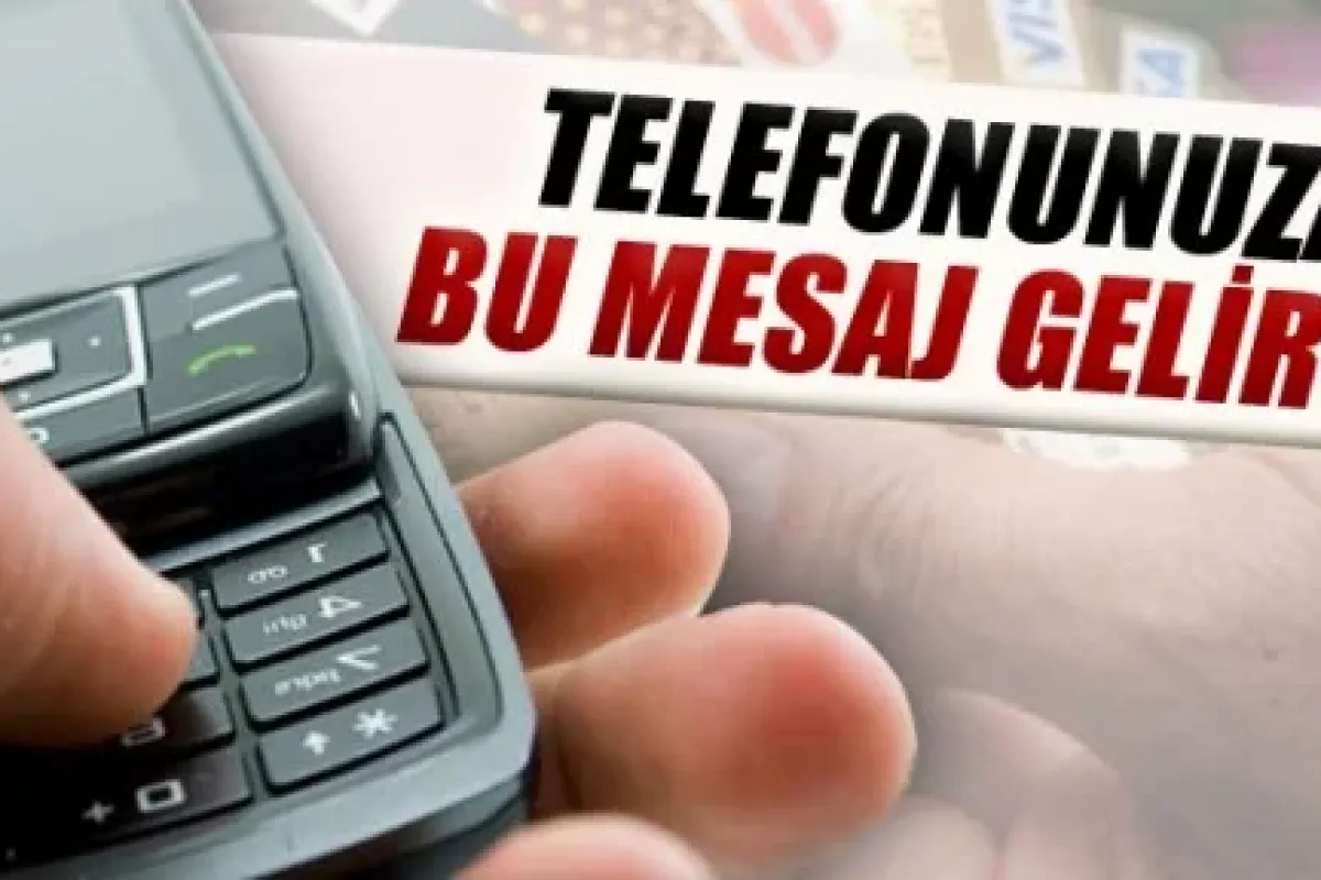 Bu mesaj eğer sizede geldiyse....!